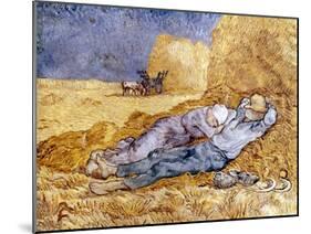 Van Gogh: Noon Nap, 1889-90-Vincent van Gogh-Mounted Giclee Print