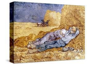 Van Gogh: Noon Nap, 1889-90-Vincent van Gogh-Stretched Canvas