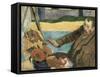 Van Gogh Painting Sunflowers-Paul Gauguin-Framed Stretched Canvas