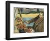 Van Gogh Painting Sunflowers-Paul Gauguin-Framed Art Print