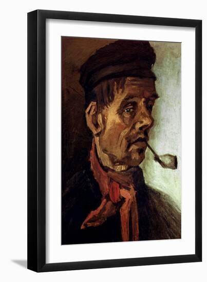 Van Gogh: Peasant, 1884-Vincent van Gogh-Framed Giclee Print