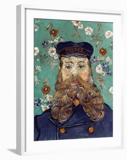 Van Gogh: Postman, 1889-Vincent van Gogh-Framed Giclee Print