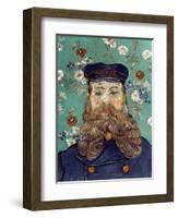 Van Gogh: Postman, 1889-Vincent van Gogh-Framed Giclee Print