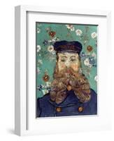 Van Gogh: Postman, 1889-Vincent van Gogh-Framed Giclee Print