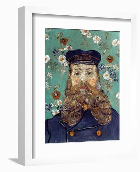 Van Gogh: Postman, 1889-Vincent van Gogh-Framed Giclee Print