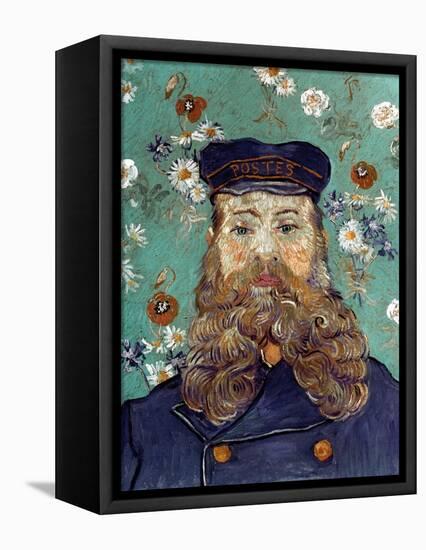 Van Gogh: Postman, 1889-Vincent van Gogh-Framed Stretched Canvas