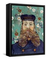 Van Gogh: Postman, 1889-Vincent van Gogh-Framed Stretched Canvas