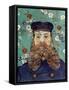 Van Gogh: Postman, 1889-Vincent van Gogh-Framed Stretched Canvas