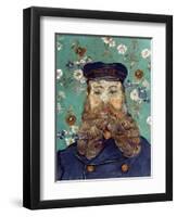 Van Gogh: Postman, 1889-Vincent van Gogh-Framed Premium Giclee Print