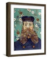 Van Gogh: Postman, 1889-Vincent van Gogh-Framed Giclee Print