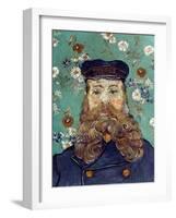 Van Gogh: Postman, 1889-Vincent van Gogh-Framed Giclee Print