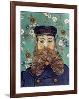 Van Gogh: Postman, 1889-Vincent van Gogh-Framed Giclee Print