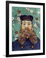 Van Gogh: Postman, 1889-Vincent van Gogh-Framed Giclee Print