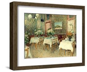 Van Gogh: Restaurant, 1887-Vincent van Gogh-Framed Giclee Print