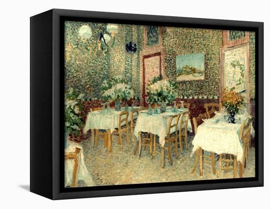 Van Gogh: Restaurant, 1887-Vincent van Gogh-Framed Stretched Canvas