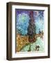 Van Gogh: Road, 1890-Vincent van Gogh-Framed Giclee Print