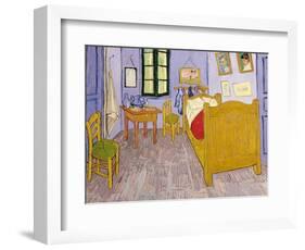 Van Gogh's Bedroom at Arles, 1889-Vincent van Gogh-Framed Premium Giclee Print