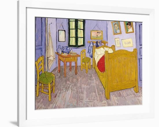 Van Gogh's Bedroom at Arles, 1889-Vincent van Gogh-Framed Giclee Print