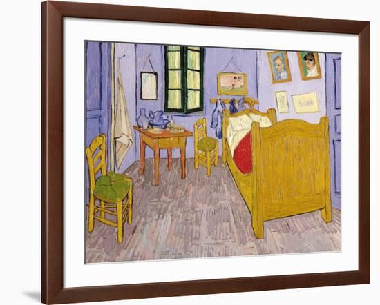 Van Gogh's Bedroom at Arles, 1889-Vincent van Gogh-Framed Giclee Print