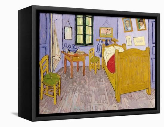Van Gogh's Bedroom at Arles, 1889-Vincent van Gogh-Framed Stretched Canvas