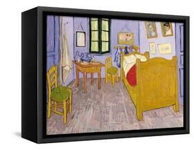 Van Gogh's Bedroom at Arles, 1889-Vincent van Gogh-Framed Stretched Canvas