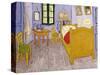 Van Gogh's Bedroom at Arles, 1889-Vincent van Gogh-Stretched Canvas