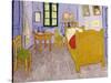 Van Gogh's Bedroom at Arles, 1889-Vincent van Gogh-Stretched Canvas