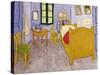 Van Gogh's Bedroom at Arles, 1889-Vincent van Gogh-Stretched Canvas