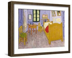 Van Gogh's Bedroom at Arles, 1889-Vincent van Gogh-Framed Giclee Print