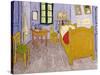 Van Gogh's Bedroom at Arles, 1889-Vincent van Gogh-Stretched Canvas