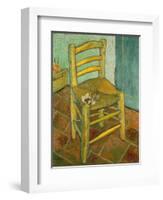 Van Gogh's Chair, 1888/89-Vincent van Gogh-Framed Giclee Print