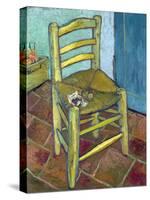 Van Gogh's Chair, 1888-Vincent van Gogh-Stretched Canvas