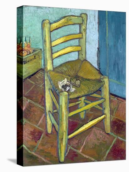 Van Gogh's Chair, 1888-Vincent van Gogh-Stretched Canvas