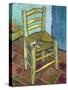 Van Gogh's Chair, 1888-Vincent van Gogh-Stretched Canvas