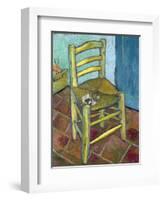 Van Gogh's Chair, 1888-Vincent van Gogh-Framed Giclee Print