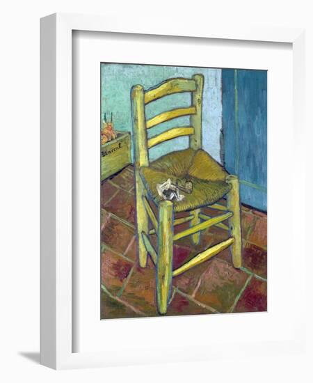 Van Gogh's Chair, 1888-Vincent van Gogh-Framed Giclee Print