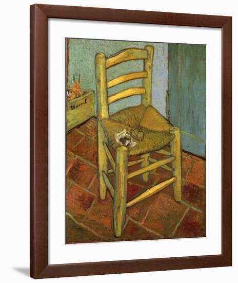 Van Gogh's Chair, c.1888-Vincent van Gogh-Framed Art Print