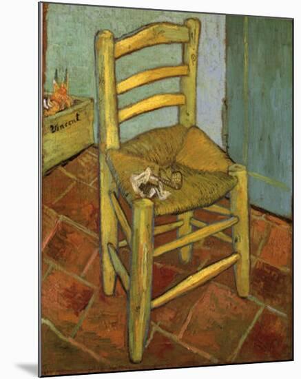 Van Gogh's Chair, c.1888-Vincent van Gogh-Mounted Art Print