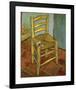 Van Gogh's Chair, c.1888-Vincent van Gogh-Framed Art Print