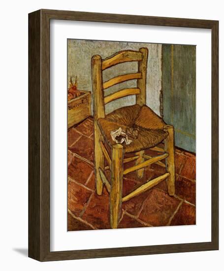 Van Gogh's Chair, c.1888-Vincent van Gogh-Framed Art Print