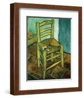 Van Gogh's Chair, c.1888-Vincent van Gogh-Framed Giclee Print