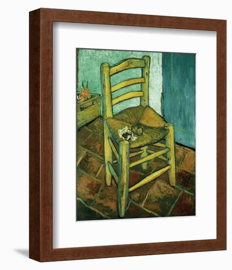 Van Gogh's Chair, c.1888-Vincent van Gogh-Framed Giclee Print