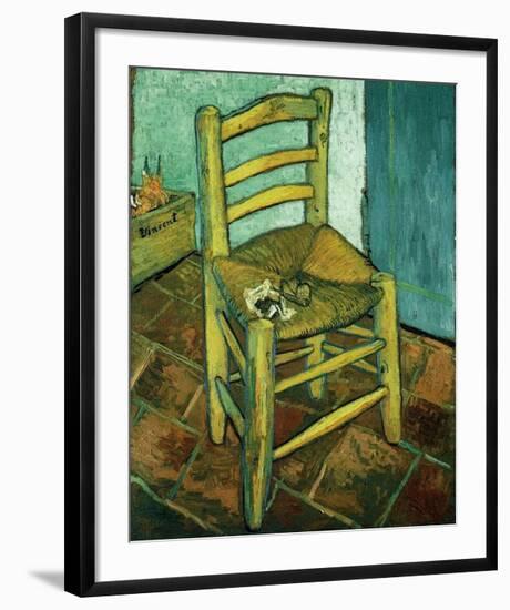 Van Gogh's Chair, c.1888-Vincent van Gogh-Framed Giclee Print