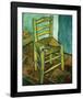 Van Gogh's Chair, c.1888-Vincent van Gogh-Framed Giclee Print