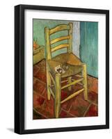 Van Gogh's Chair, c.1888-Vincent van Gogh-Framed Giclee Print