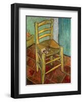 Van Gogh's Chair, c.1888-Vincent van Gogh-Framed Premium Giclee Print