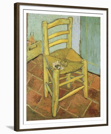 Van Gogh's Chair-Vincent van Gogh-Framed Art Print