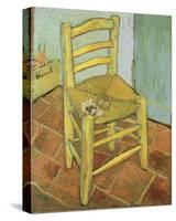 Van Gogh's Chair-Vincent van Gogh-Stretched Canvas