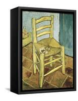 Van Gogh's Chair-Vincent van Gogh-Framed Stretched Canvas