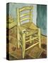 Van Gogh's Chair-Vincent van Gogh-Stretched Canvas